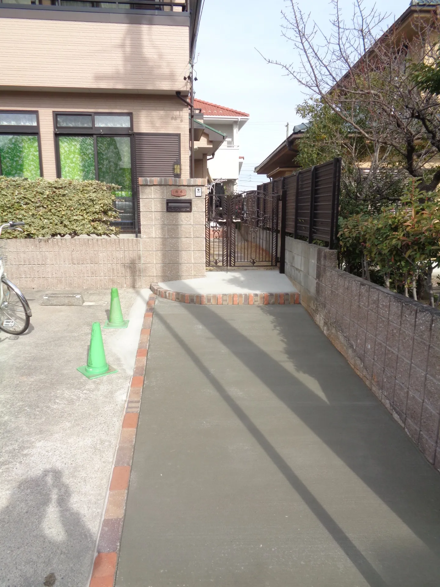 【名古屋市】外構工事　駐車場拡張の工事